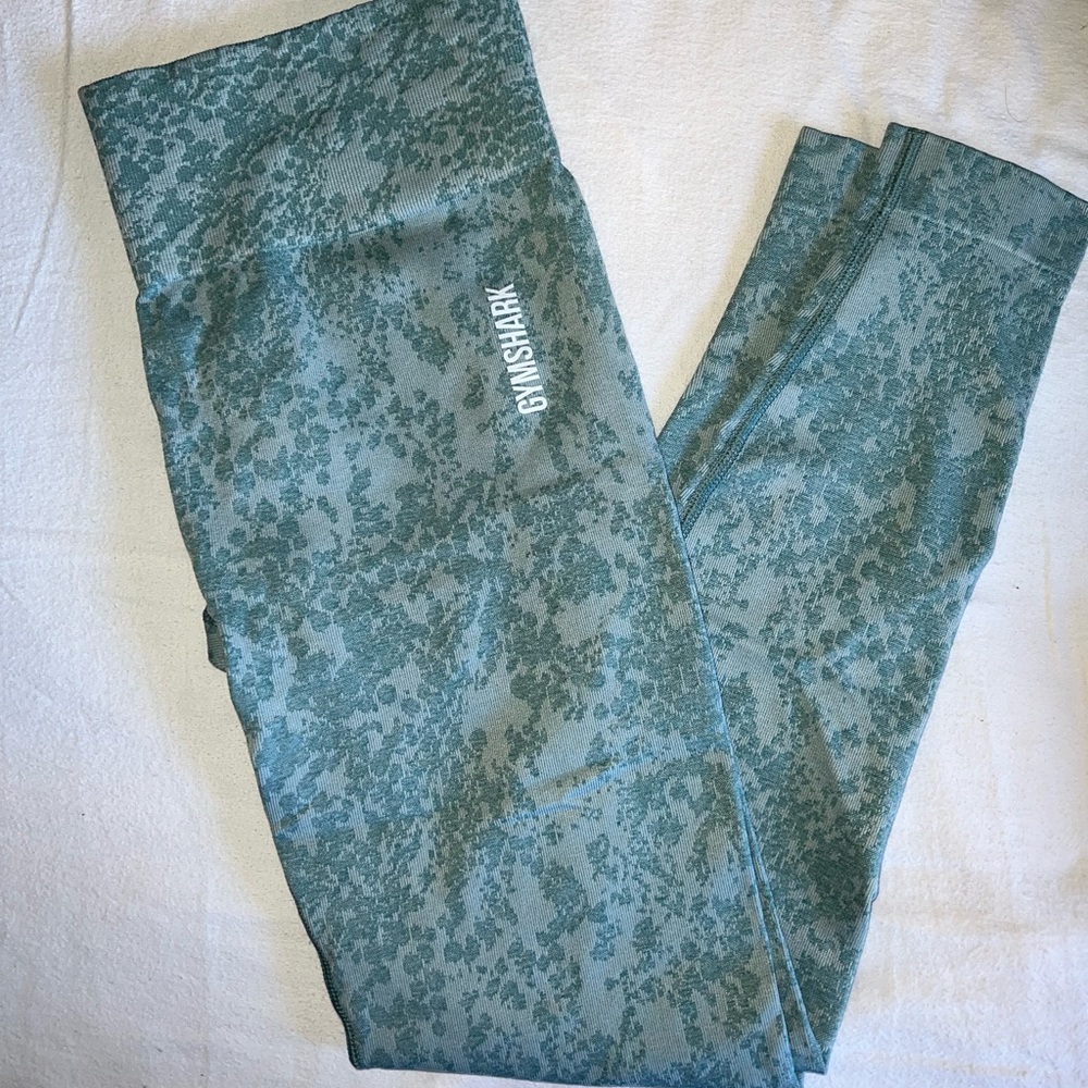 Gymshark Adapt Animal Seamless Leggings - Light Green
